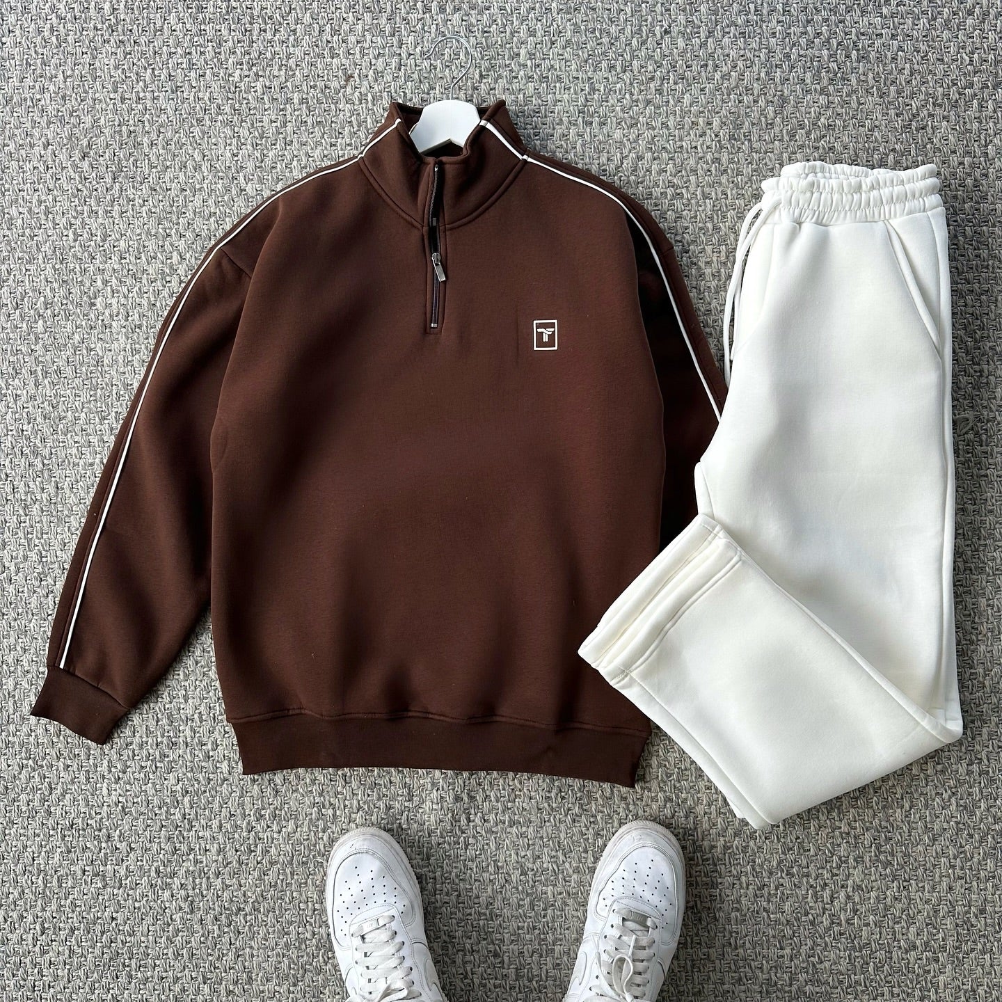 Ensemble Vento – Winter Polo + Pantalon T Marron 🇹🇷