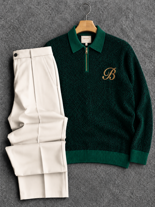 Prestige Set Polo + Pantalon ℬ  Vert Royal 🇬🇧