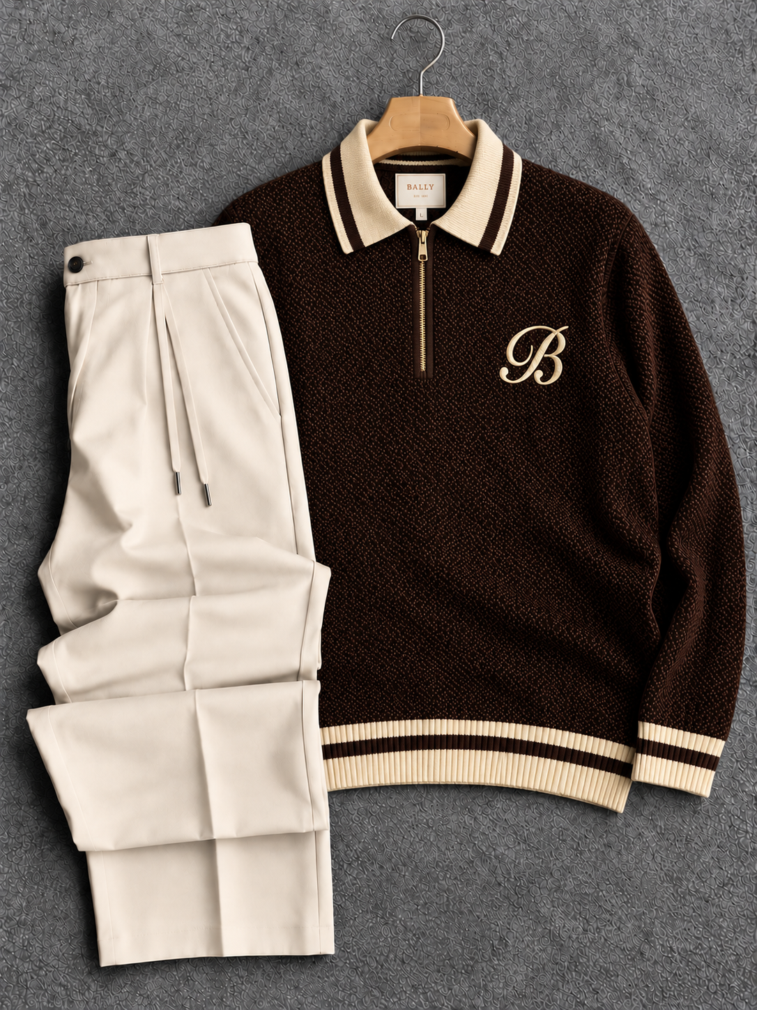 Prestige Set Polo + Pantalon ℬ  Brown 🇬🇧
