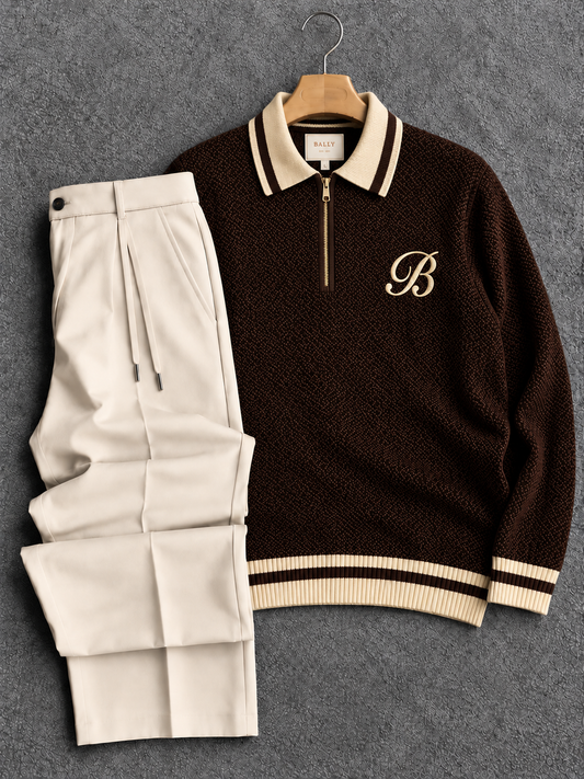 Prestige Set Polo + Pantalon ℬ  Brown 🇬🇧