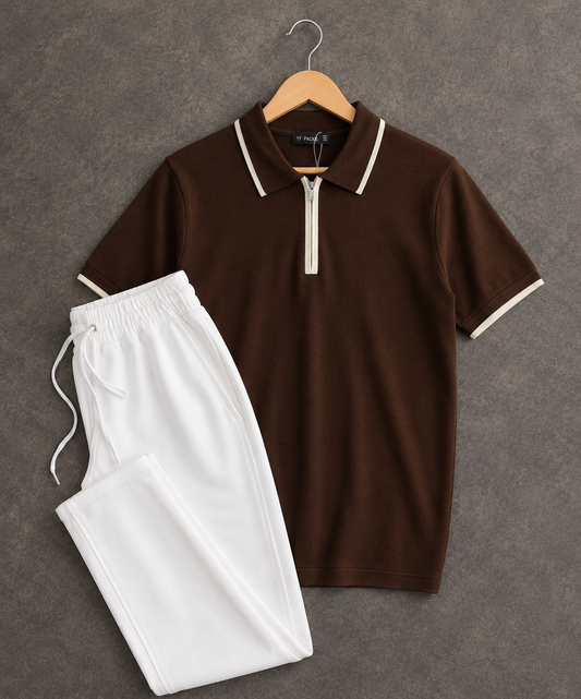 Vento clean set Brown t-shirt + pantalon 🇹🇷
