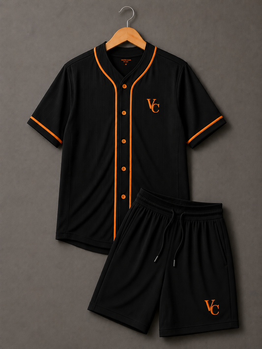 VC baseball S26 Noir orange T-shirt + short 🇹🇷