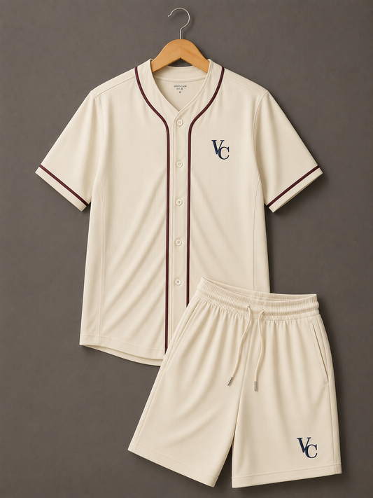 VC baseball S26 Beige bordeaux T-shirt + short 🇹🇷