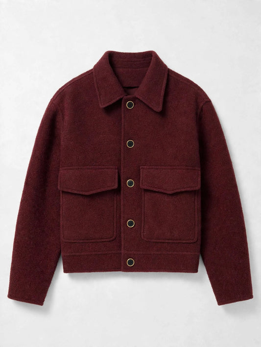 Veste Monaco Homme  Bordeaux  🇹🇷