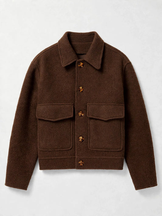 Veste Monaco Homme  Marron Chocolat 🇹🇷