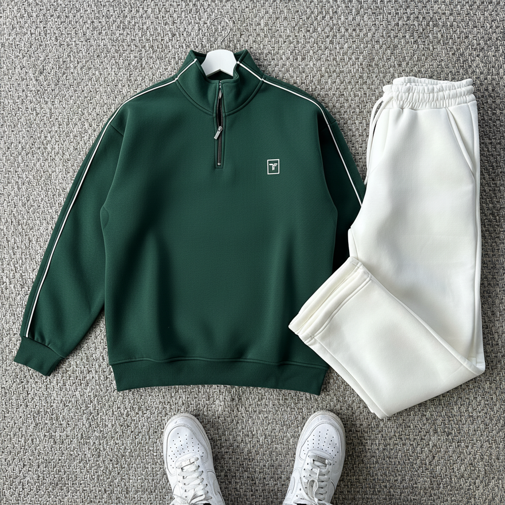 Ensemble Vento – Winter Polo + Pantalon T Marron 🇹🇷