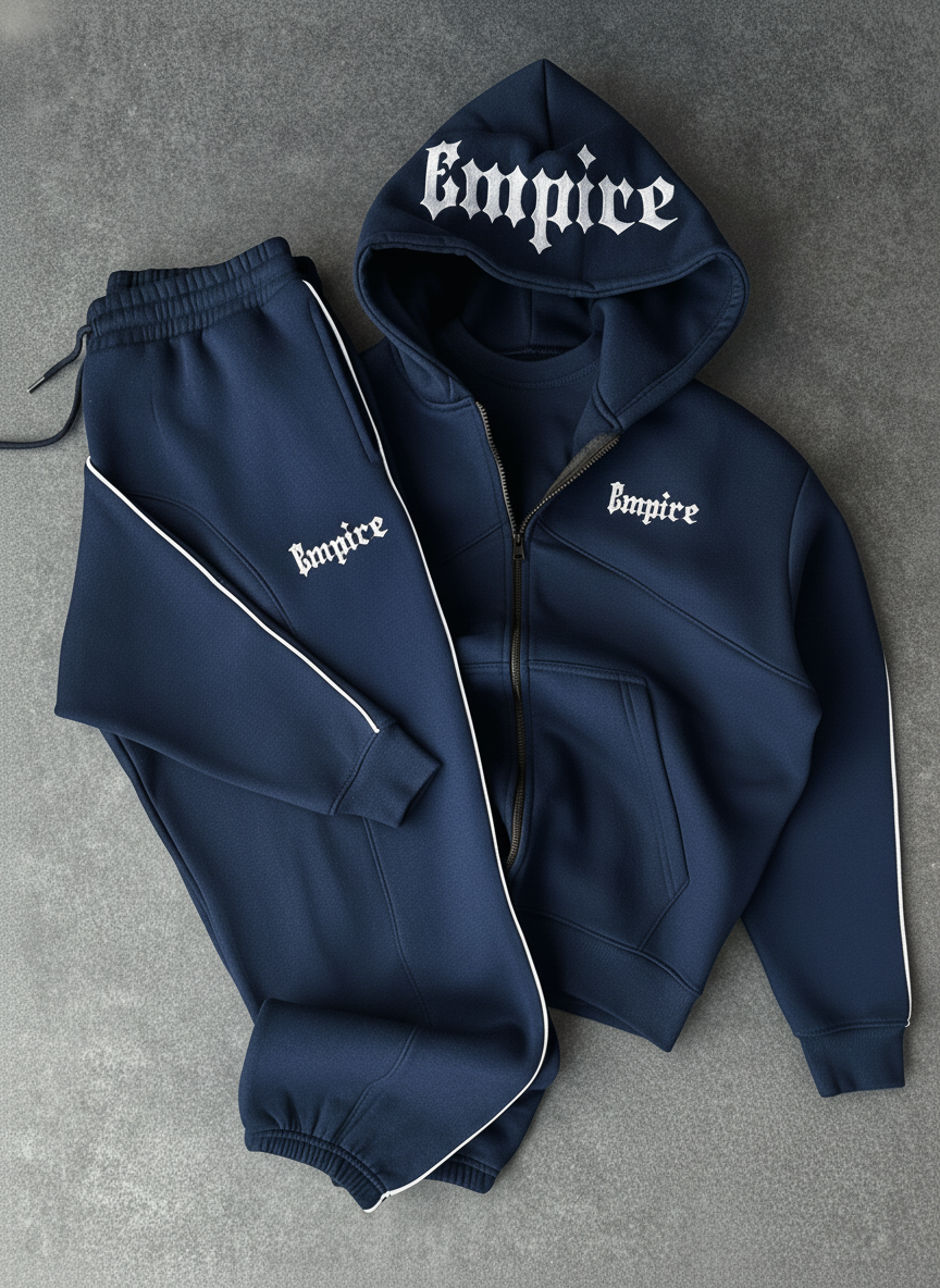 Ensemble Vento – Winter Polo + Pantalon Empire Bleu marine 🇹🇷