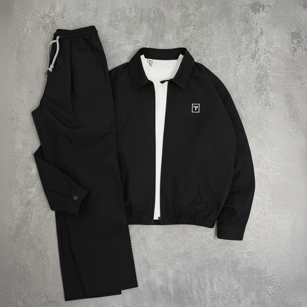 Ensemble sweet chemise + pantallon T Bleu marine 🇹🇷