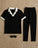 Ensemble vento Black Polo + Pantalon