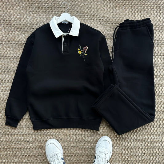 Ensemble Vento – Winter Polo + Pantalon Folwer 🇹🇷 Noir